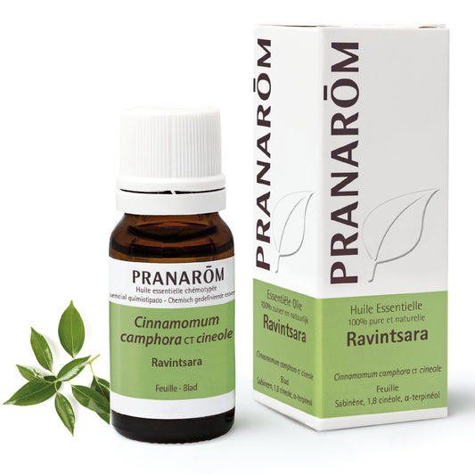 PRANARÔM - Ravintsara - Chemotyped Essential Oil - Breathing Comfort & Natural Defences - 100% Pure & Natural - HECT - 10ml