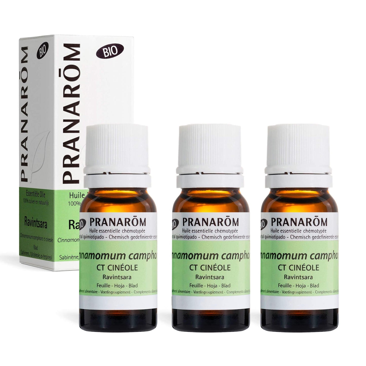 PRANARÔM - Ravintsara - Chemotyped Essential Oil - Breathing Comfort & Natural Defences - 100% Pure & Natural - HECT - 10ml