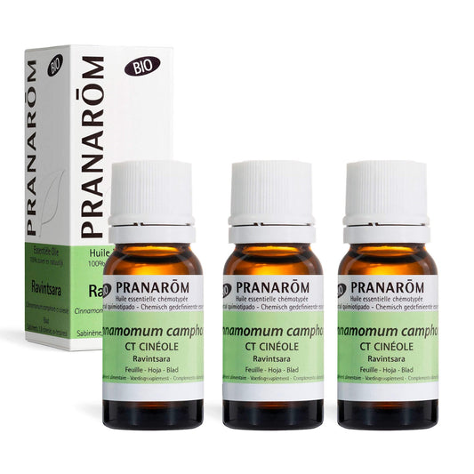 PRANARÔM - Ravintsara - Chemotyped Essential Oil - Breathing Comfort & Natural Defences - 100% Pure & Natural - HECT - 10ml